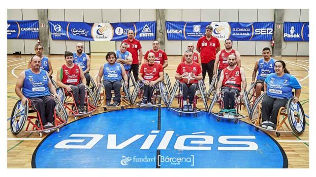 Equipo Garmat Avilés baloncesto en silla de ruedas